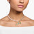 Pendentif breloque cactus émaillé vert avec pierres roses et passant doré