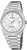 Bracelet de montre pour homme en acier inoxydable argenté, cadran blanc et affichage de la date 26