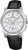 Montre Festina pour homme : boîtier argenté, cadran chrono blanc, bracelet en cuir noir