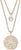 Collier double rang avec pendentifs ronds par s.Oliver Jewelry.
