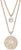 Collier double rang avec pendentifs ronds par s.Oliver Jewelry.