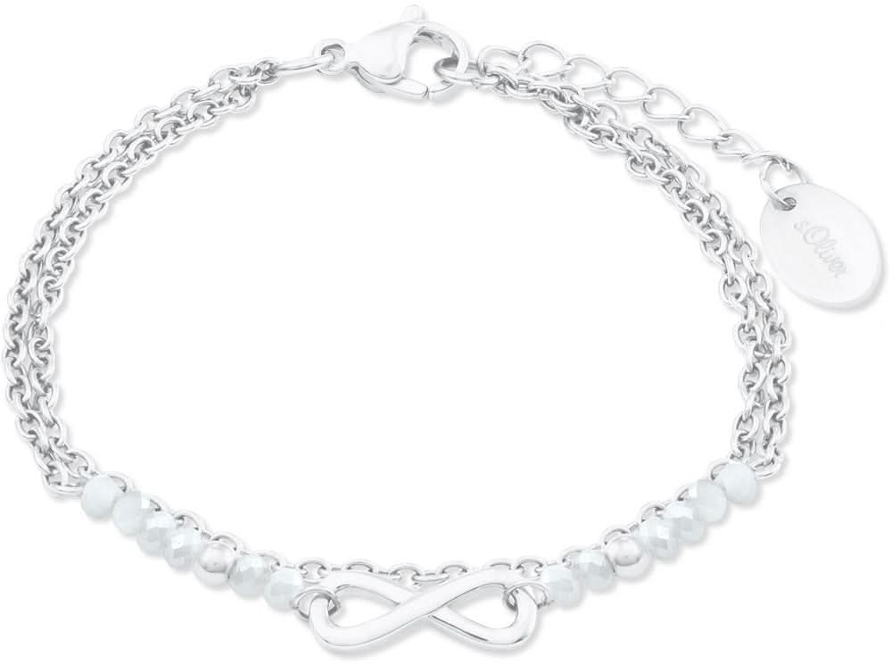 Bracelet double rang avec breloque infini s.Oliver Jewelry 2022717