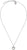 Collier argenté avec pendentif en forme de cœur et pierres colorées
