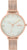 s.Oliver Montre femme : bracelet milanais doré rose, cadran crème