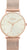 s.Oliver Montre femme avec bracelet milanais doré rose et cadran rond