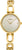 s.Oliver Montre femme avec cadran rond argenté et bracelet à maillons dorés