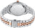 Fond de montre s.Oliver pour femme avec bracelet à maillons en acier inoxydable et doré rose