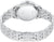 Bracelet de montre pour femme avec bracelet à maillons métalliques et fond de boîtier poli