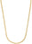 Collier chaîne blindée dorée, maillons plats double style