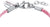 Bracelet textile Princesse Lillifee 2034000 avec cœurs en acier inoxydable