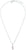 Collier avec pendentif souris sur chaîne fine, fermoir mousqueton
