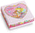 Boîte cadeau en carton rose avec motif Princesse Lillifee et fleurs