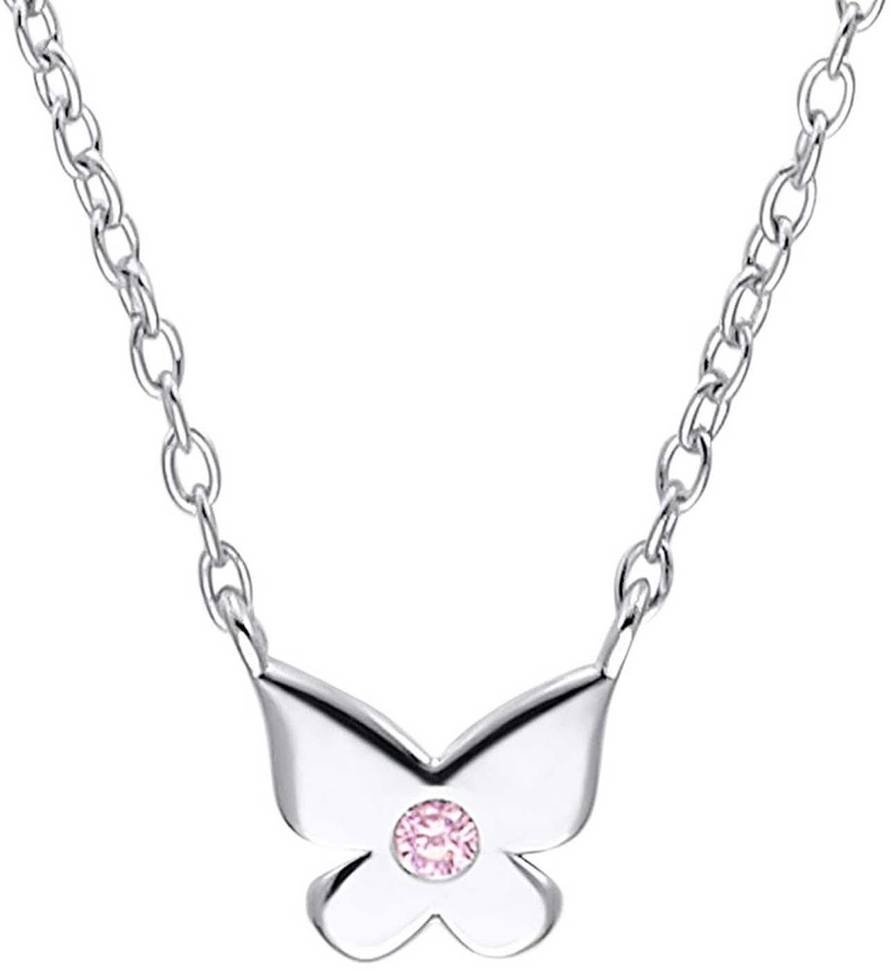 Collier Princesse Lillifee avec pendentif papillon et strass