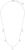 Collier avec fine chaîne en argent et pendentif perle goutte, plusieurs breloques boules