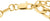 Goldfarbenes Figaroarmband-Detail: längliche Glieder und Klappverschluss, s.Oliver.
