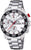 Montre enfant Festina avec bracelet en acier inoxydable, cadran blanc et lunette noire
