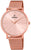Montre Festina pour femme avec bracelet milanais doré rose et cadran rond rose