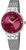 Montre femme avec bracelet métallique argenté et cadran bordeaux, Festina, index ronds