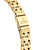 Montre Festina pour femme avec bracelet milanais doré, détail de logo sur le fermoir