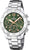 Montre Festina pour femme avec cadran vert, bracelet en acier inoxydable et détails chronographe