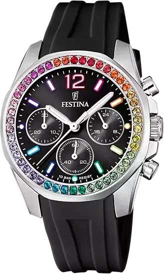 Festina Swiss Made F20610/3 Montre Femme • Verre Saphir • Quartz