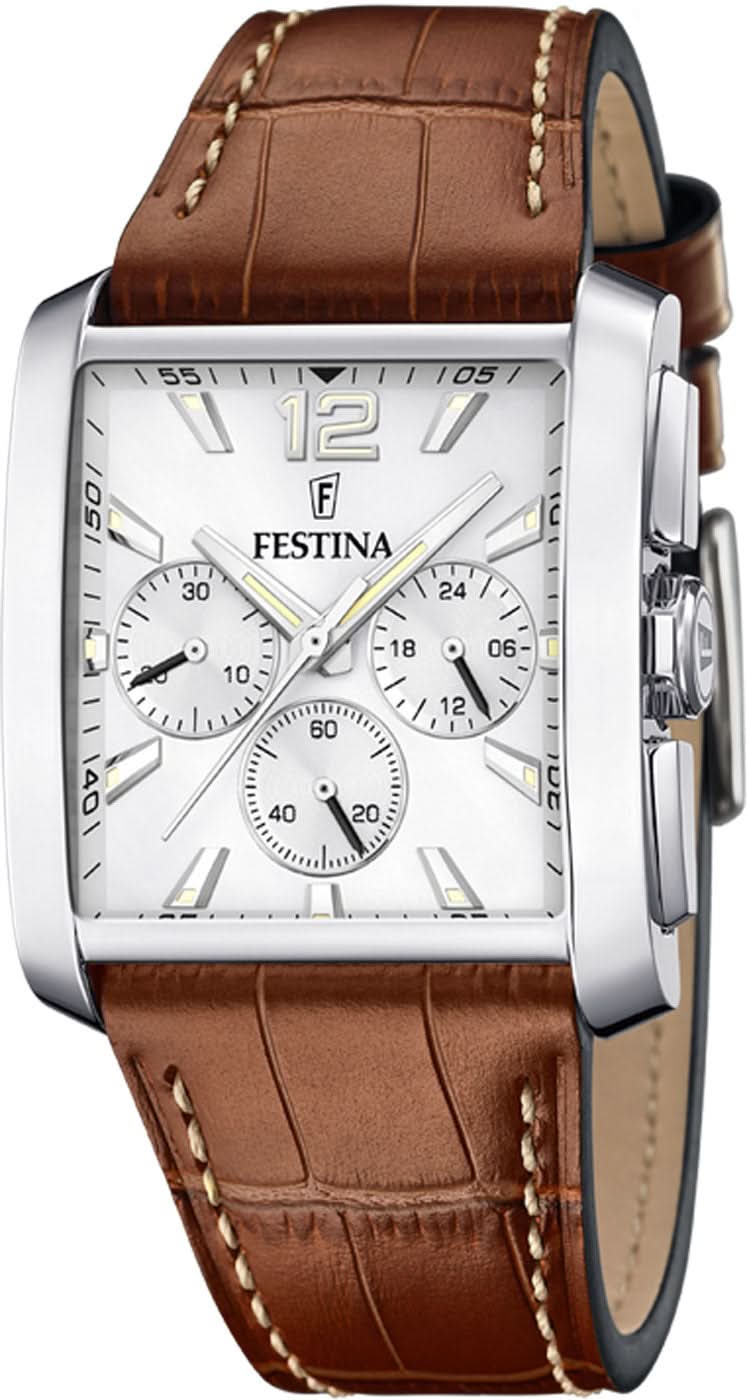 Festina F20636/1 Montre Homme • Design Carré • Chronographe