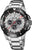 Montre chronographe Festina pour homme avec bracelet en acier inoxydable argenté et cadran noir