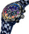 Montre Festina Chrono pour homme : cadran bleu avec compteurs chronographes et accents colorés