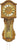 AMS Horloge murale 66x27x11 cm bois • Mouvement mécanique • Horloge à pendule