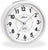 Réveil classique Atlanta rond 10 cm plastique • Seconde silencieuse • Lumière & Répétition