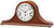 Horloge de table AMS 43x21x13 cm Acajou • Réserve de marche de 8 jours • Mélodie Westminster