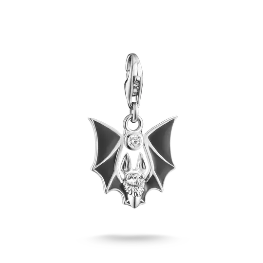 Pendentif chauve-souris en argent sterling avec zircone cubique