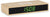 Réveil numérique Atlanta Modern 16x3x7,5 cm Bambou/Plastique • Fonction de charge inductive • Affichage LED dimmable