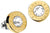 Boucles d'oreilles Tommy Hilfiger avec anneau rond doré et zircon clair