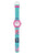 Montre pour fille avec bracelet bleu, imprimé sirène et fermoir métallique