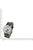 Bracelet de montre pour garçon avec bracelet noir et boîtier argenté, cadran rond avec dragon