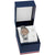 Tommy Hilfiger Damenarmbanduhr: silbernes Metallarmband, rundes beiges Zifferblatt