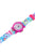 Bracelet pour fille, cadran violet avec licorne, bracelet textile coloré