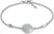 Bracelet en acier inoxydable avec chaîne à maillons et pendentif Tommy Hilfiger, avec un petit détail de drapeau