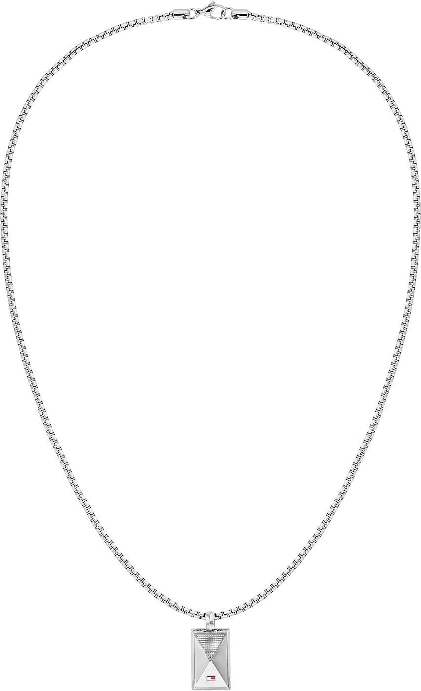 Collier chaîne Vénitienne avec pendentif Dog Tag - Tommy Hilfiger Modèle : 2790564