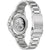 Herrenarmbanduhr Bulova mit Sichtboden, sichtbarem Automatikwerk und Stahlband