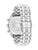 Tommy Hilfiger Herrenarmbanduhr Rückseite mit silbernem Edelstahlband und erhabenem Gehäuse