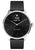 Withings ScanWatch Light Hybrid-Smartwatch mit schwarzem Silikonarmband und silbernem Gehäuse