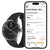 Withings ScanWatch Light Hybrid-Smartwatch und Smartphone mit Messdaten auf dem Display