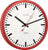 Horloge murale Hermle Ø 30 cm acier inoxydable • Radio-pilotée • Élégance intemporelle