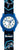Montre pour garçon avec bracelet bleu et cadran rond, grands chiffres, cadran d'apprentissage
