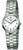 Montre pour femme avec bracelet en titane pur, cadran rond blanc et aiguilles par Boccia