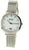 Montre Boccia pour femme avec bracelet en maille de titane et cadran rond blanc avec aiguilles