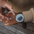 Holzkern Chronograph-Uhr mit blauem Zifferblatt und Edelstahl-Holzarmband
