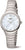 Montre Boccia pour femme avec bracelet en métal argenté et cadran rond blanc